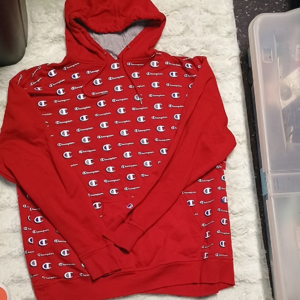 Champion Red Hoodie for Men